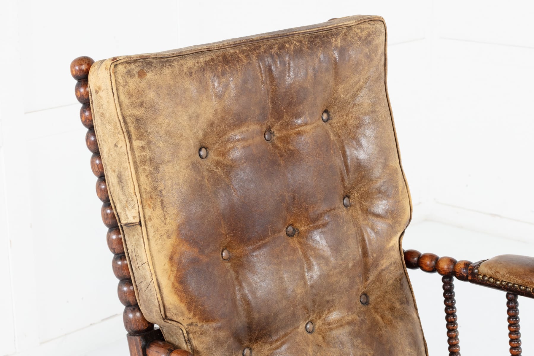 SOLD, 19th Century English Regency Simulated Rosewood Bobbin Chair