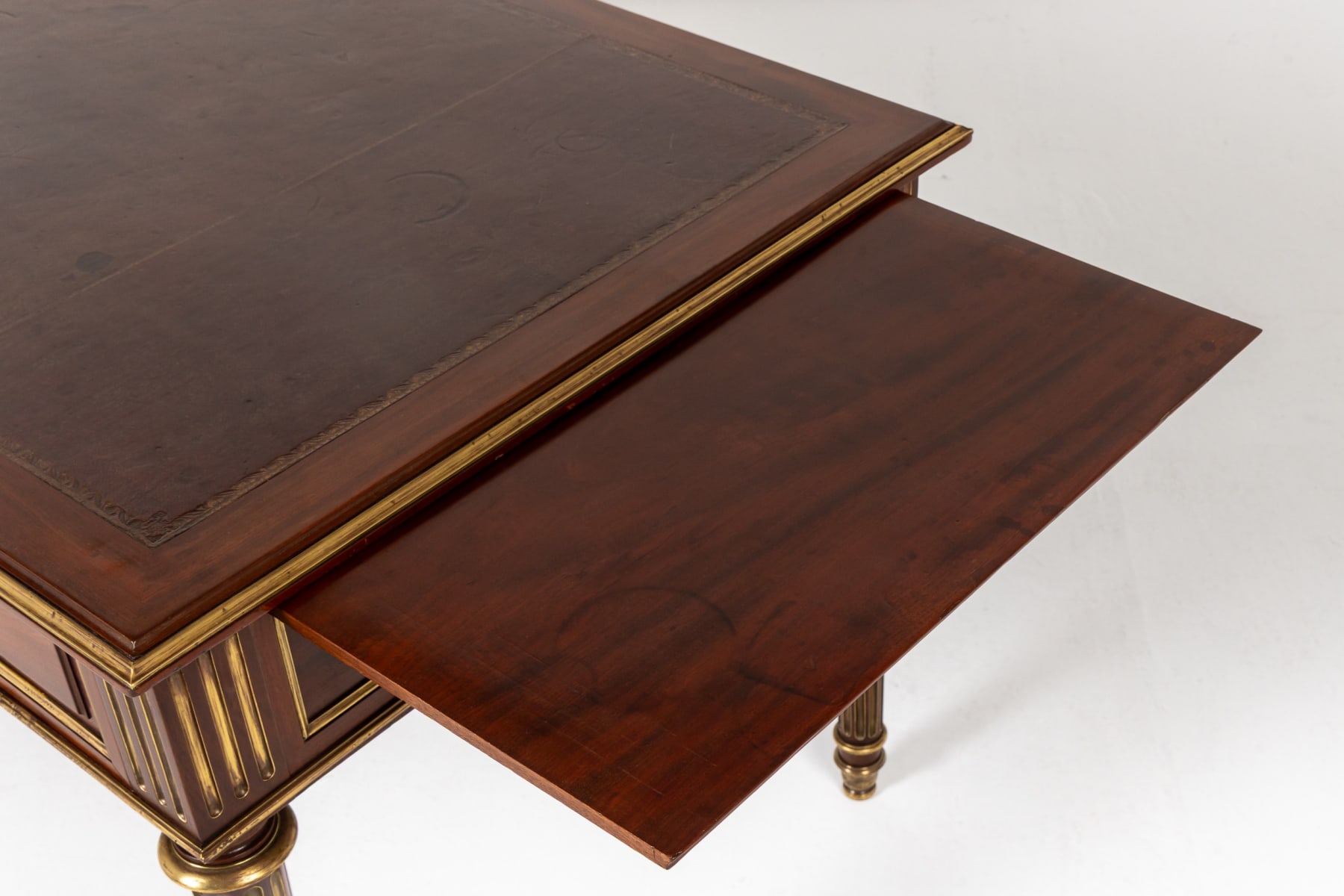 19th Century French Mahogany Bureau Plat