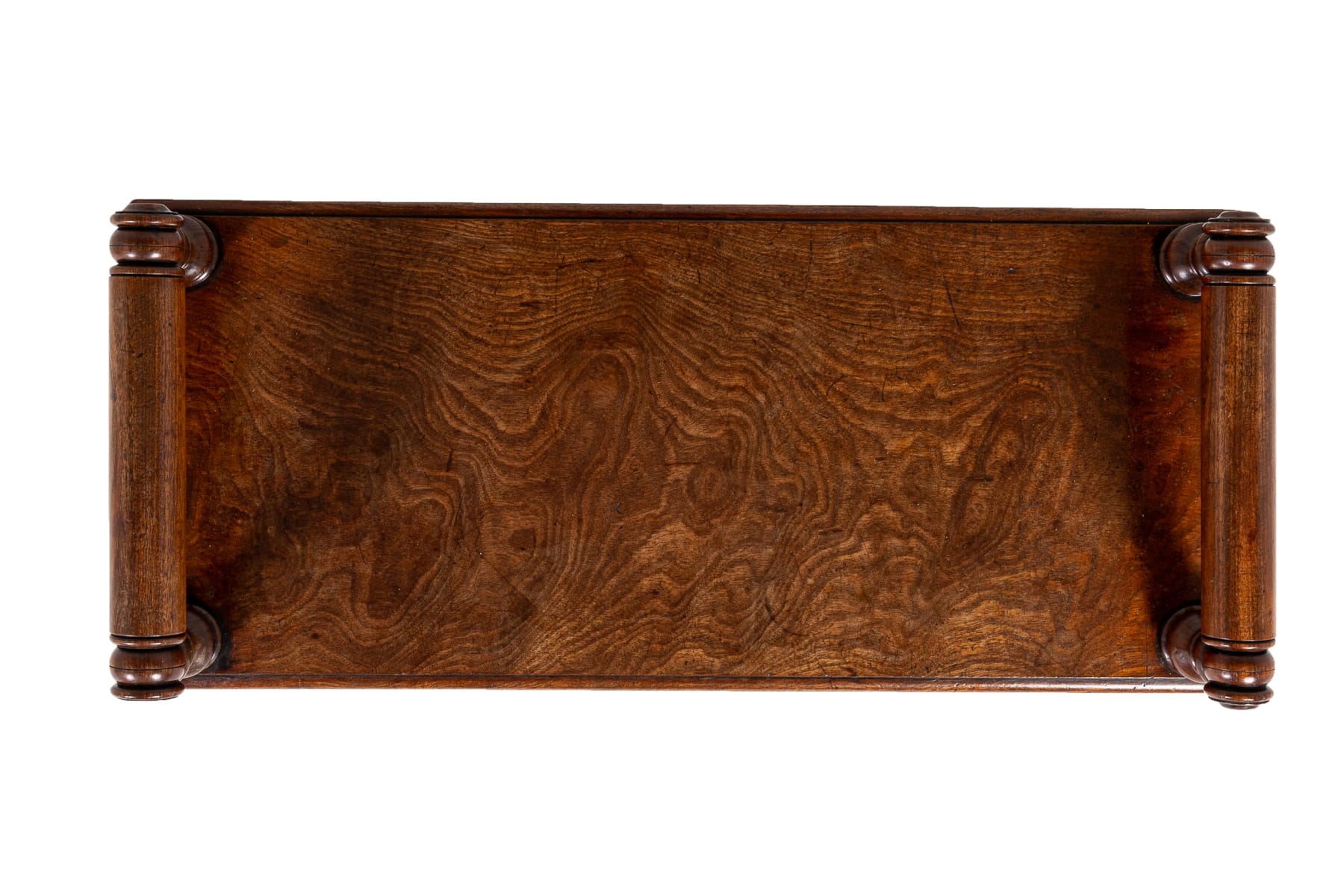 19th Century English Regency Mahogany Hall Bench