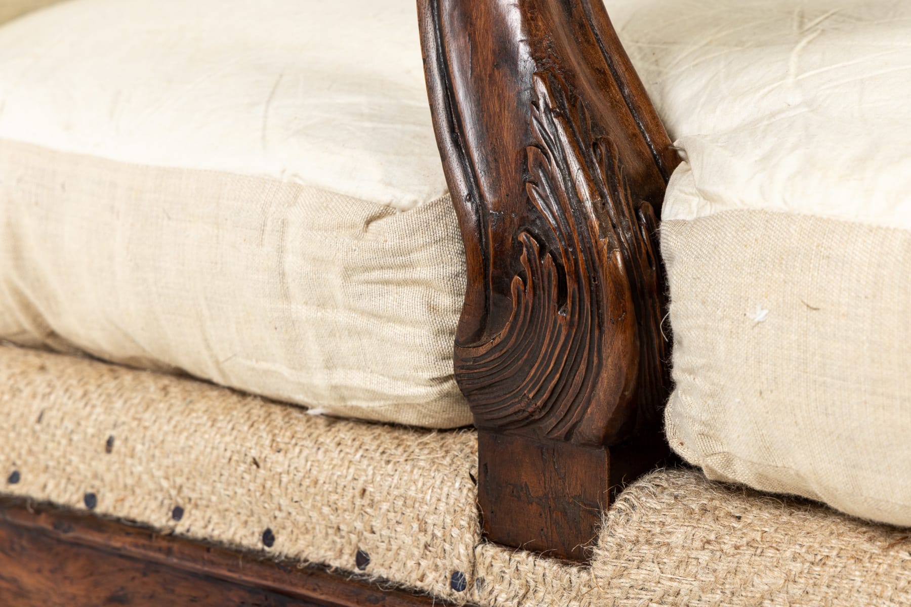18th Century Italian Walnut Sofa