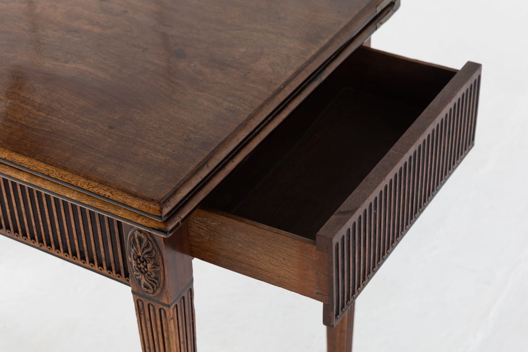 18th Century George III Mahogany Tea Table