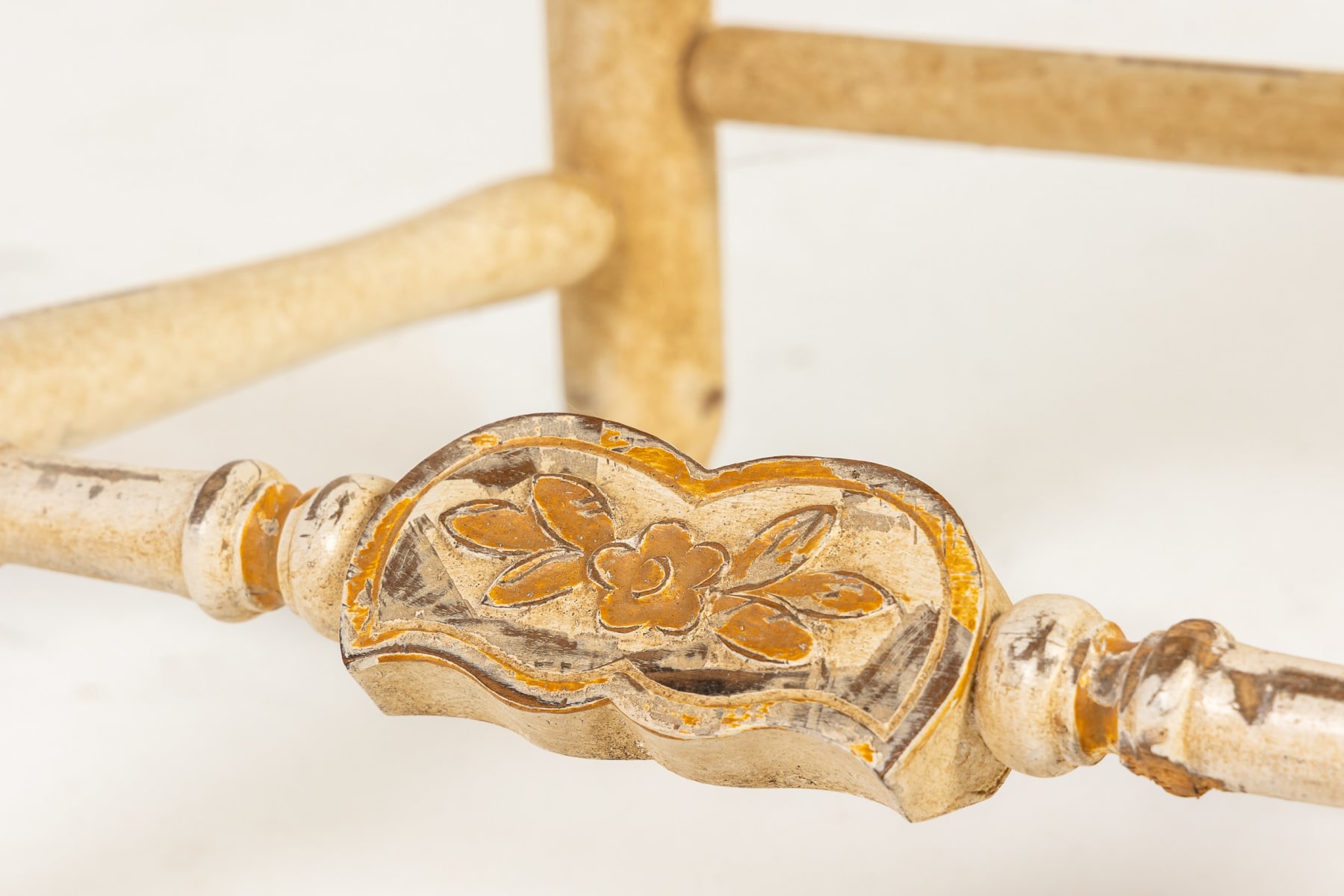 Set of Eight French Painted Chairs c.1940