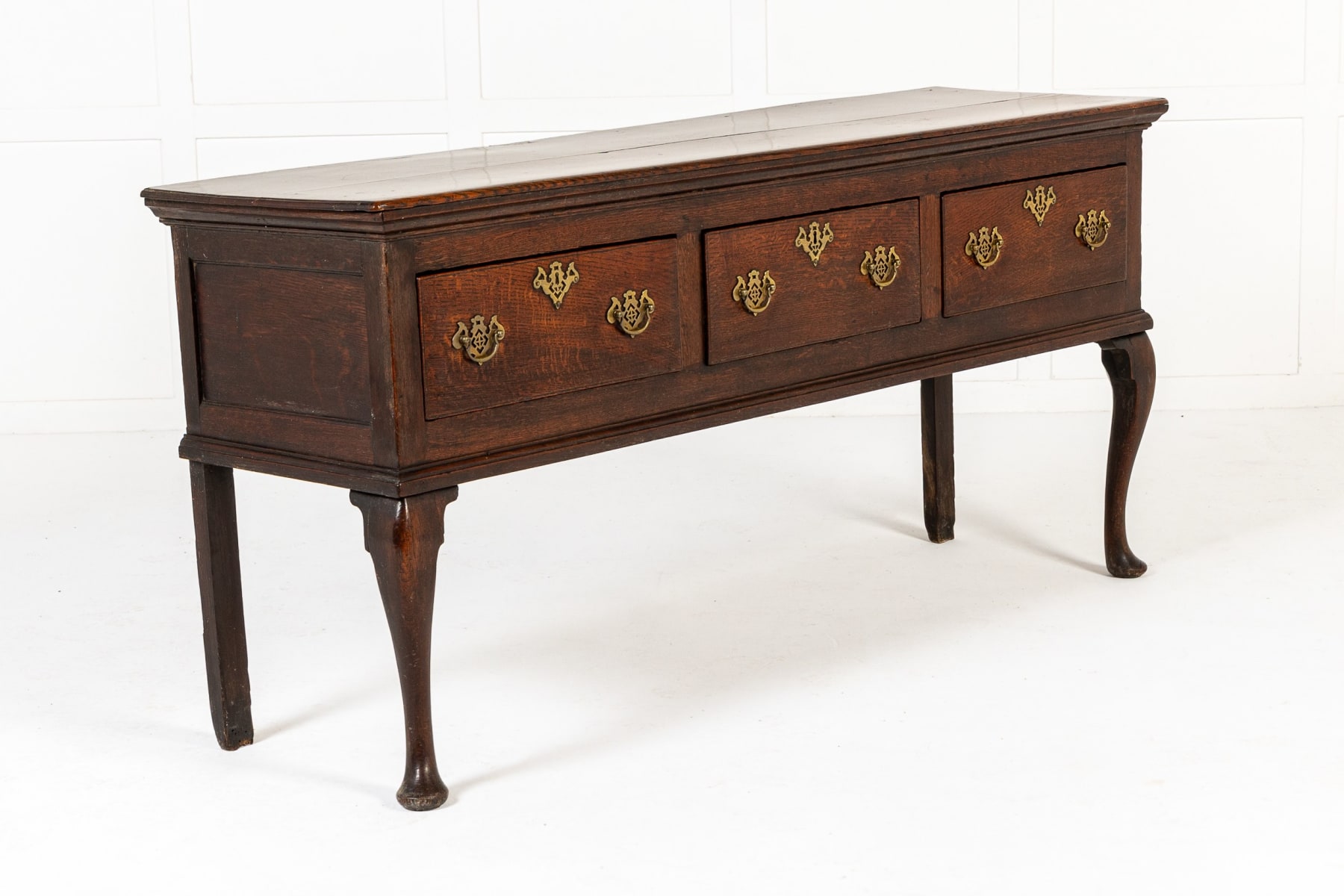 18th Century English Oak Dresser Base