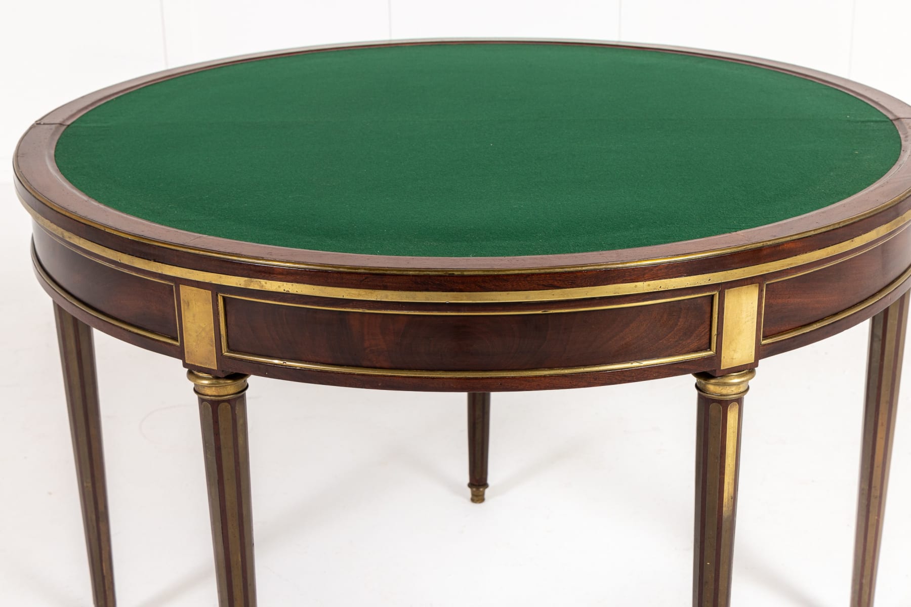 Early 19th Century Russian Mahogany Demi Lune Card Table