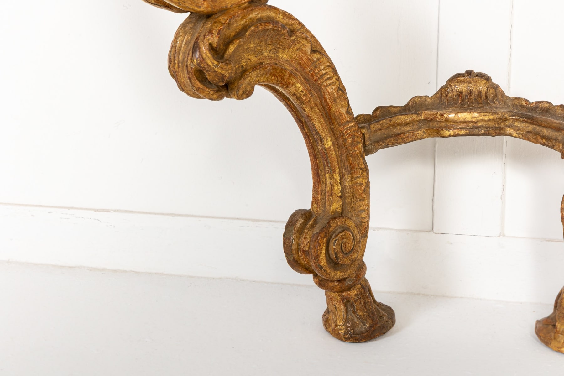 Small 18th Century Giltwood Console Table