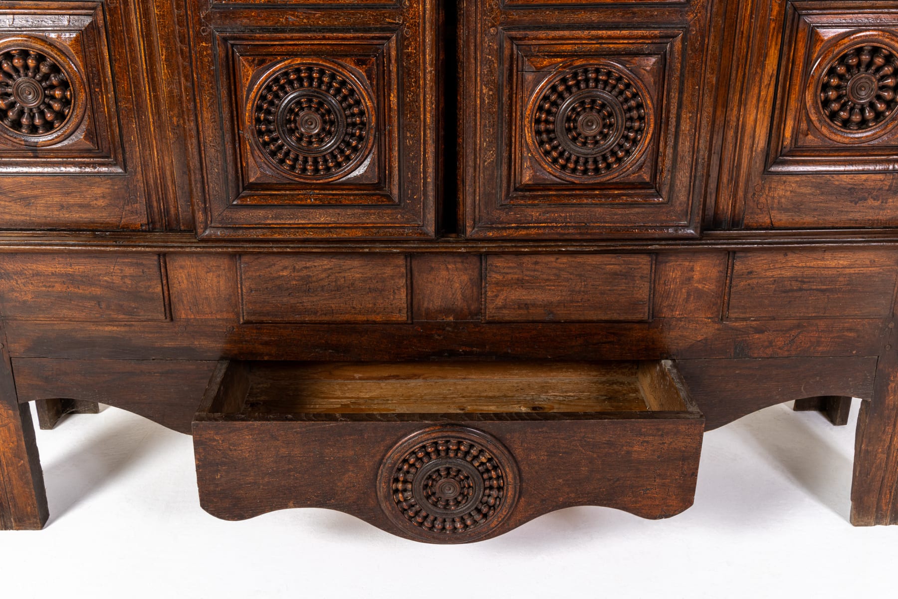 19th Century French Breton Oak Cabinet