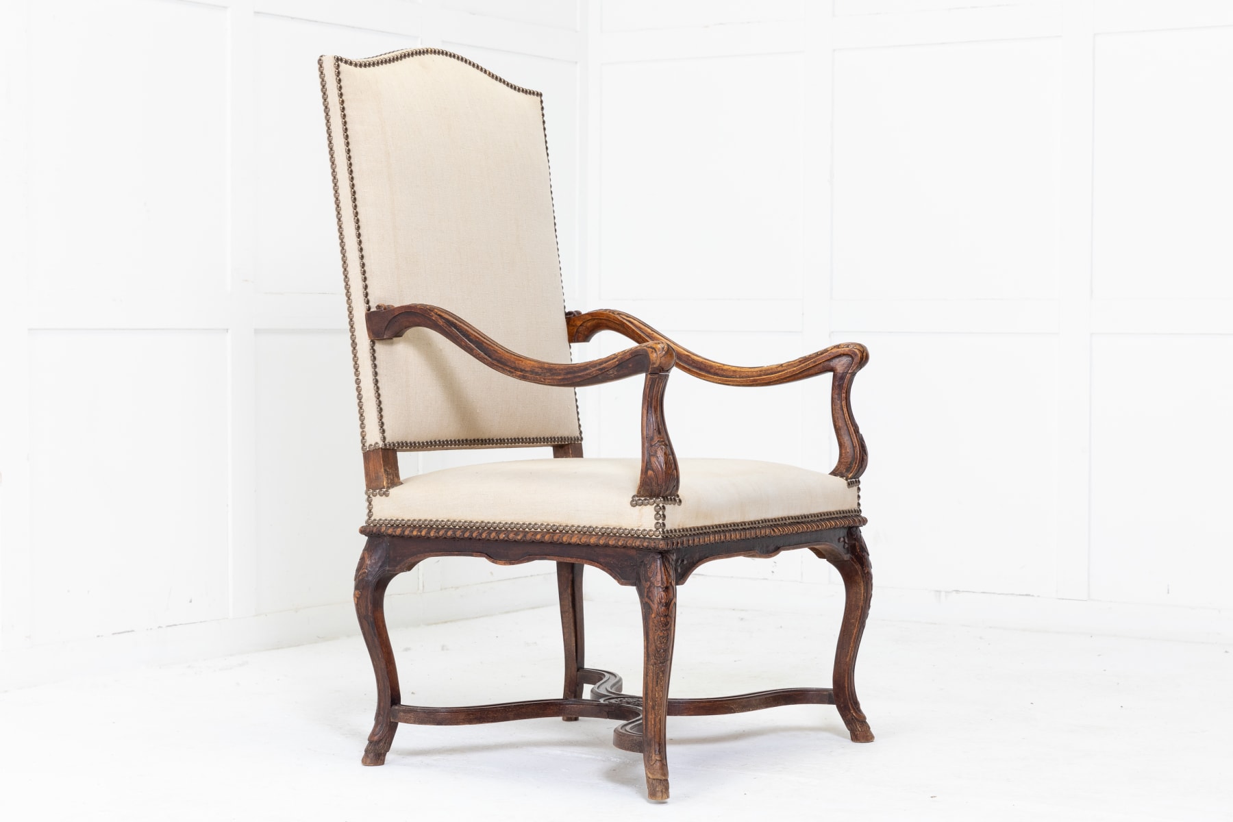 19th Century French Beech Armchair