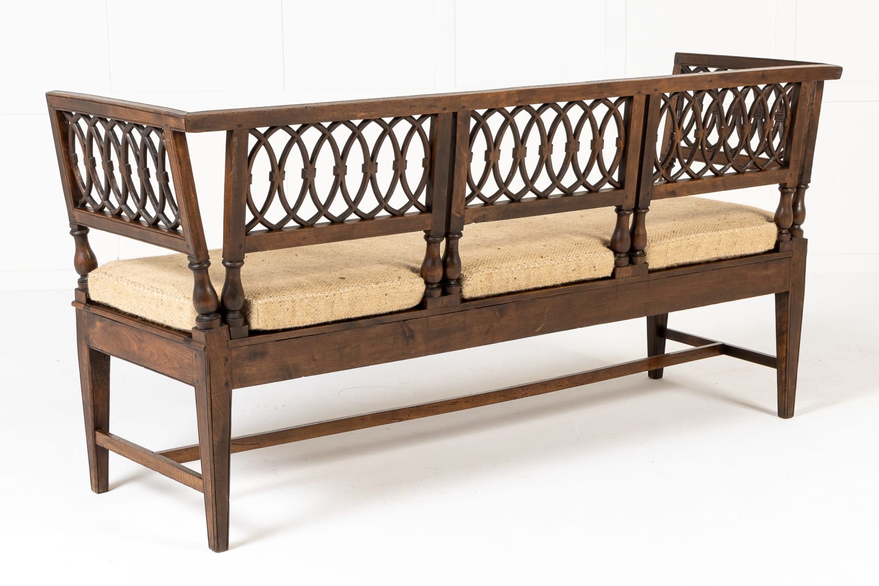 18th Century Italian Walnut Bench