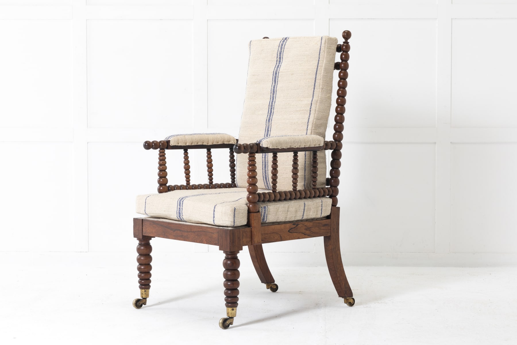 19th Century English Rosewood Bobbin Chair