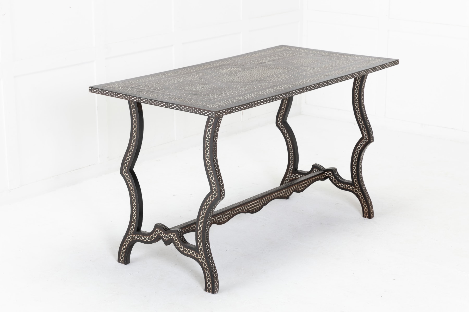 19th Century Italian Walnut and Ivory Table (with APHA Certificate)