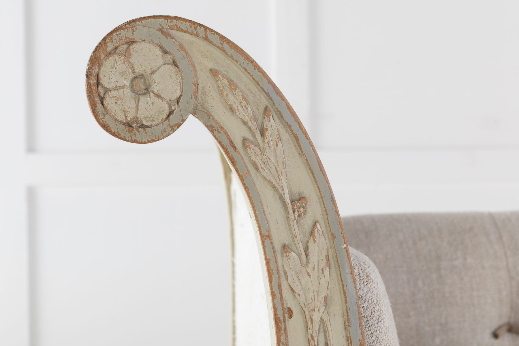 SOLD, 19th Century French Carved Wood Day Bed