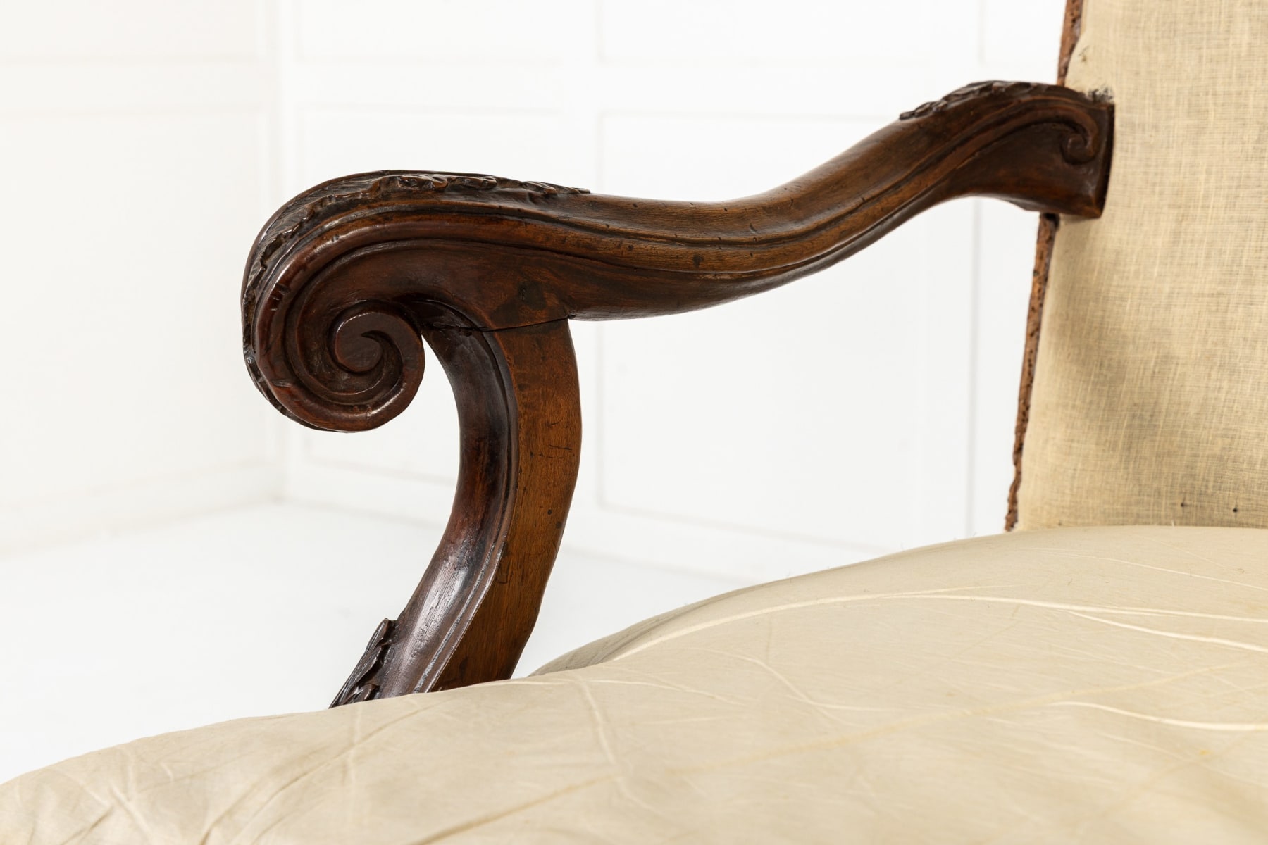 18th Century Italian Walnut Sofa