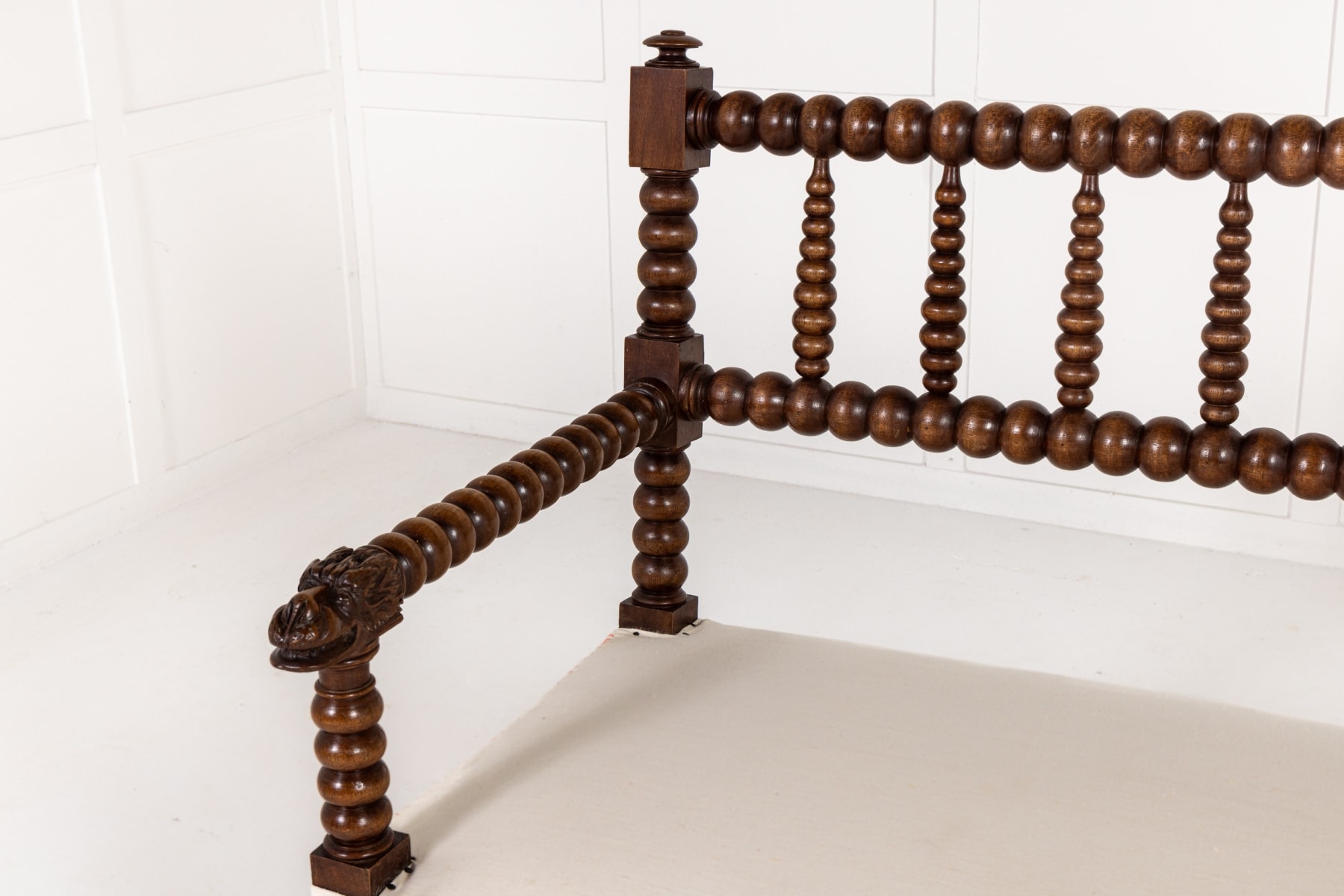 Large Scale 19th Century French Bobbin Turned Settee
