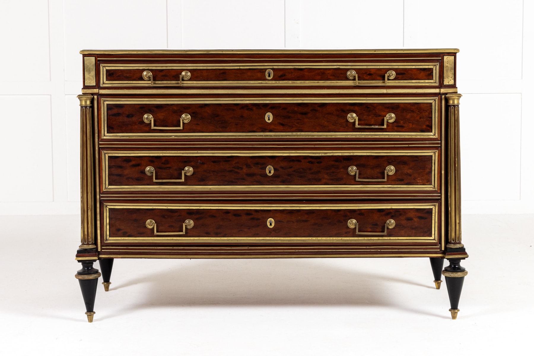 18th Century Louis XVI Period French Mahogany Commode