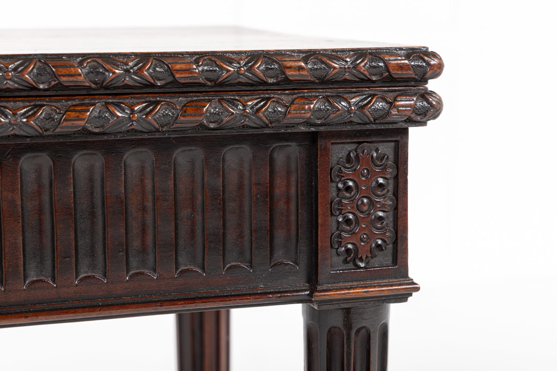 18th Century George III Mahogany Tea Table