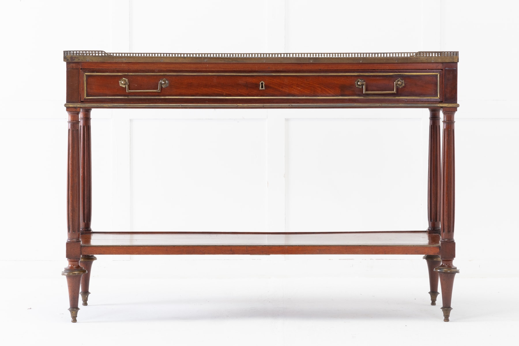 19th Century French Mahogany Console Table