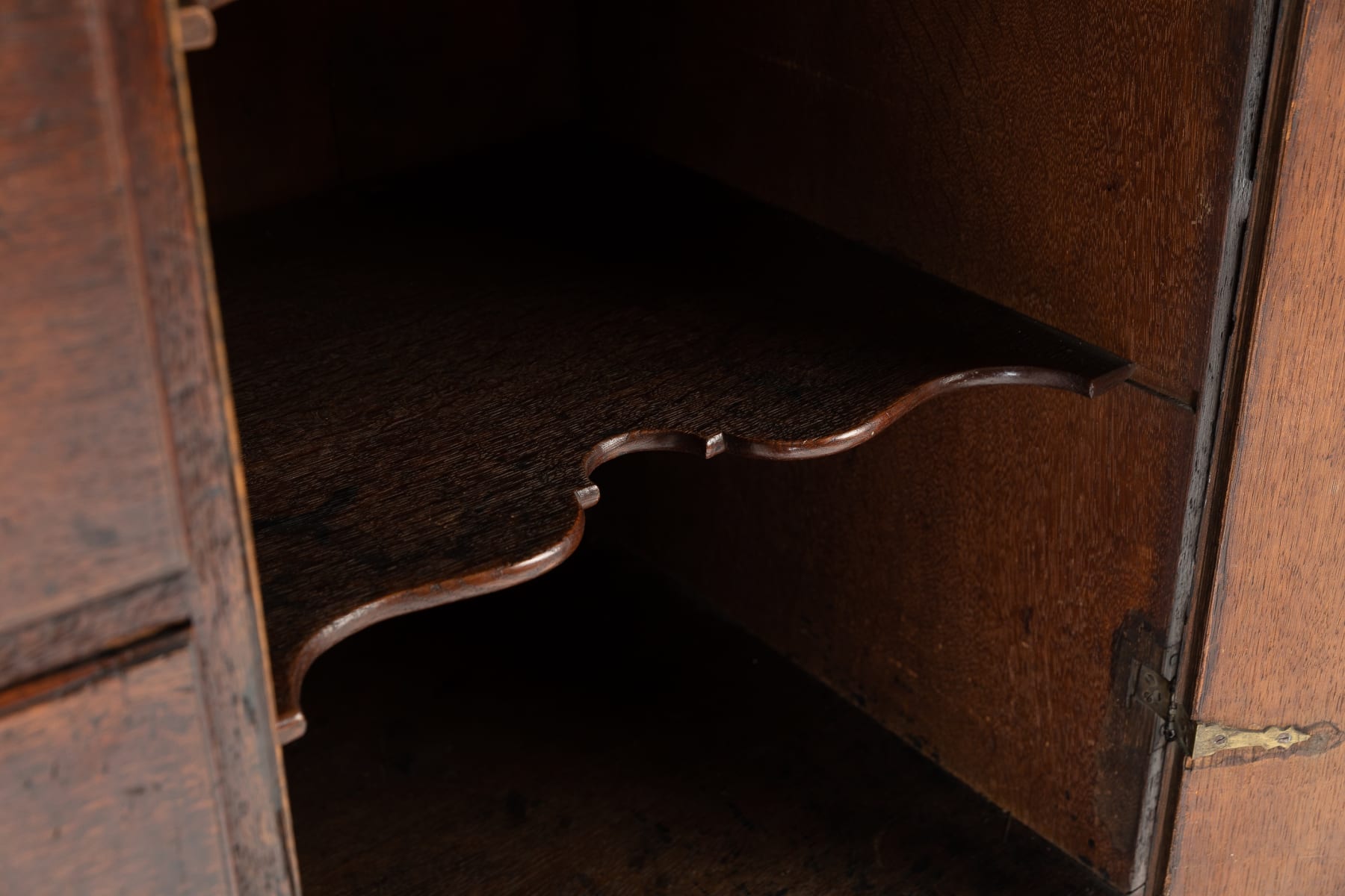 SOLD, English George III Oak Chest on Chest