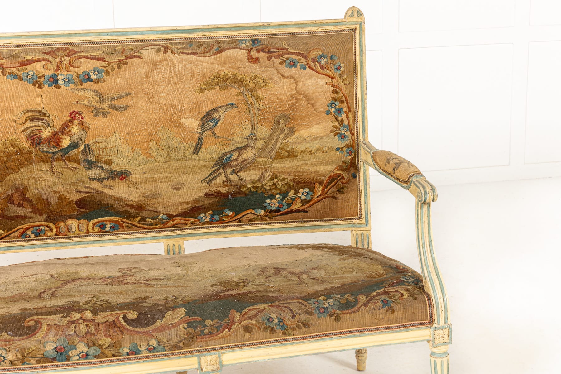 18th Century French Painted Settee