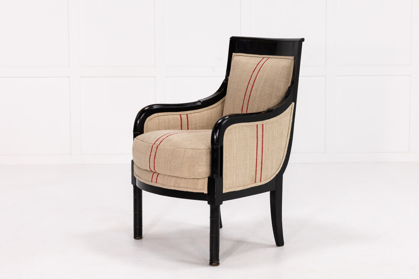 Pair of Early 19th Century Ebonised Chairs