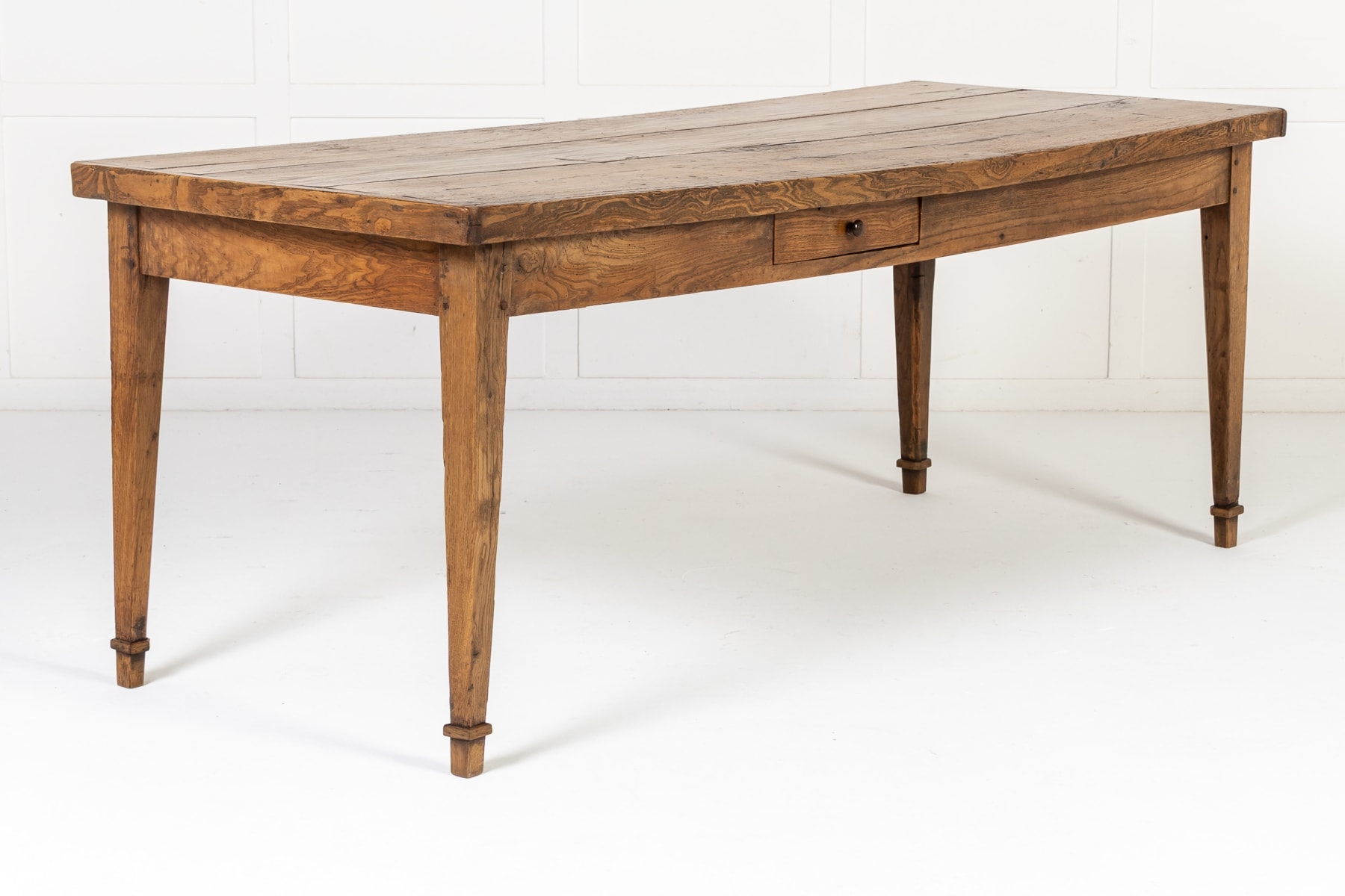 18th Century English Ash and Oak Rustic Farmhouse Table
