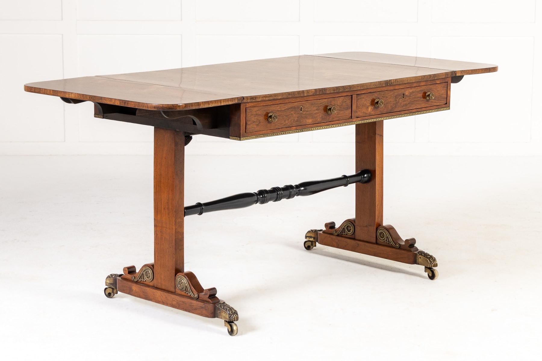 19th Century English Regency Rosewood Sofa Table