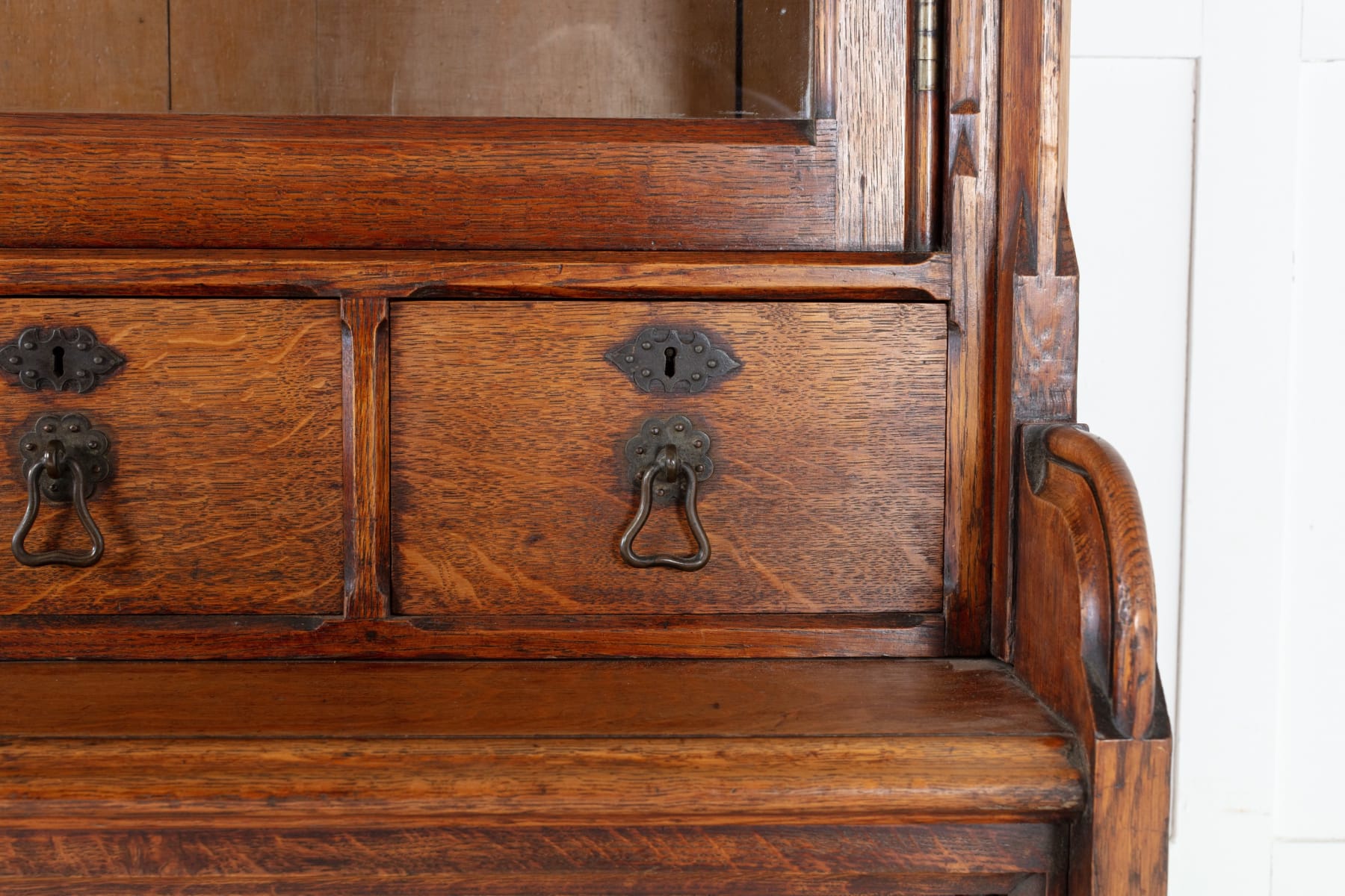 SOLD, 19th Century Solid Oak Bookcase