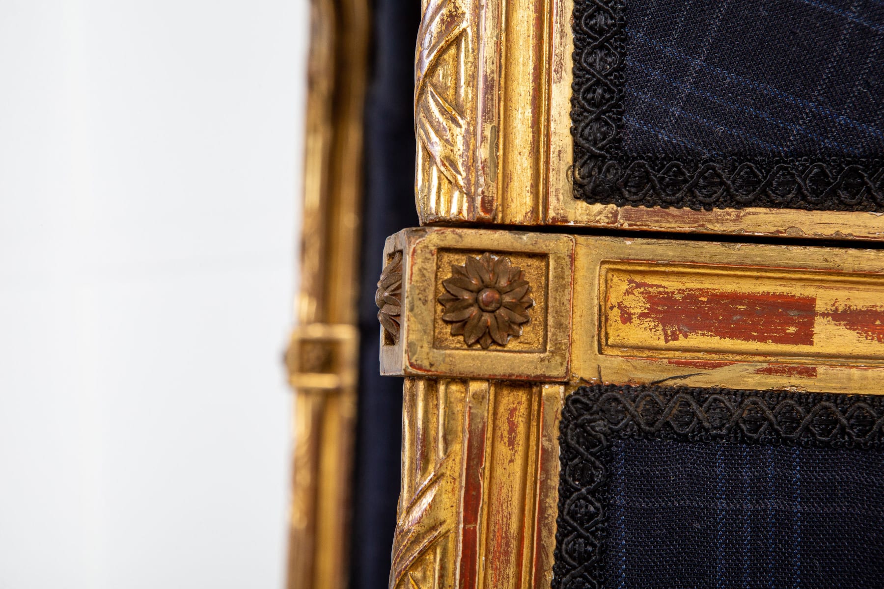 19th Century French Giltwood Porters Chair