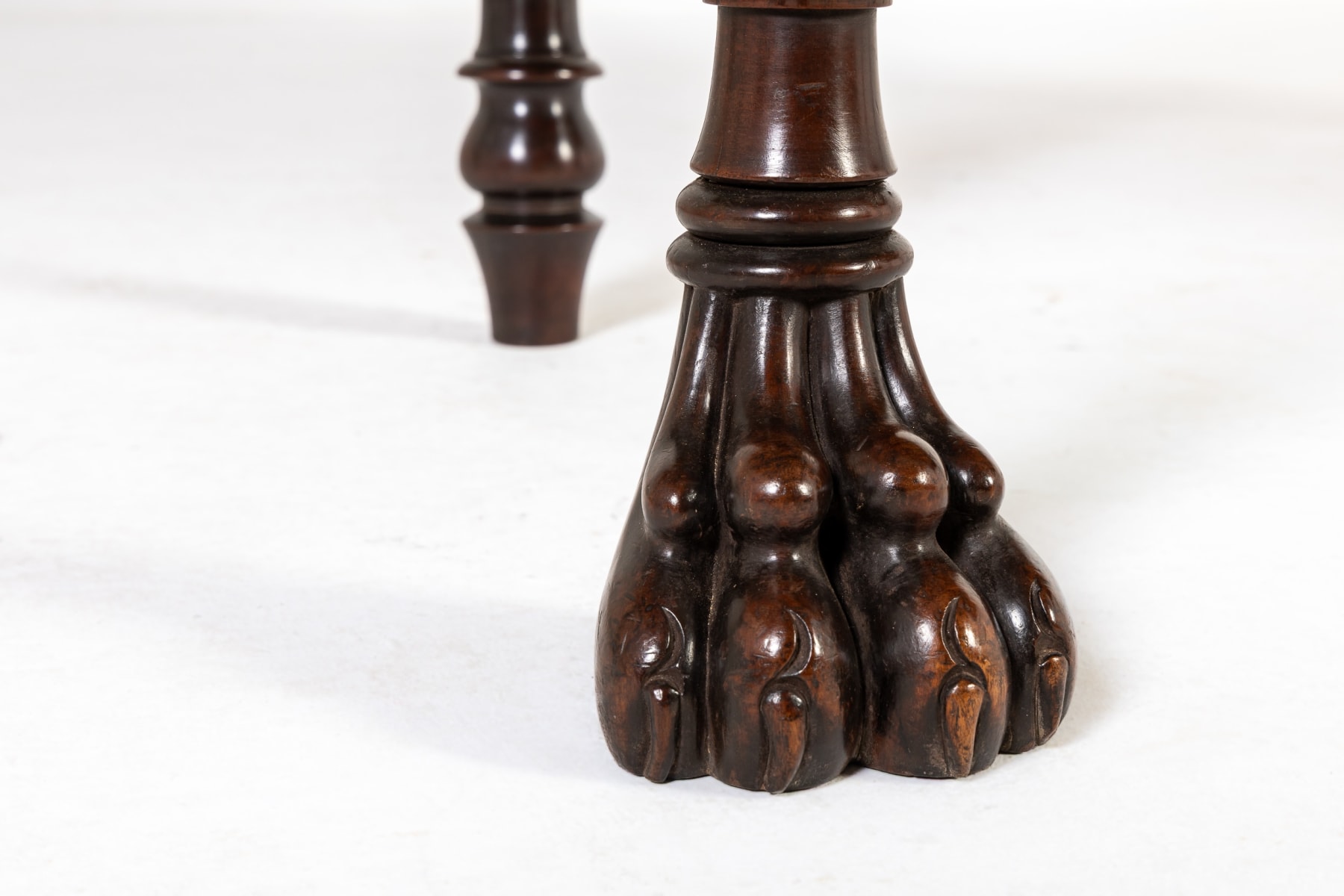 19th Century English Regency Mahogany Serving Table