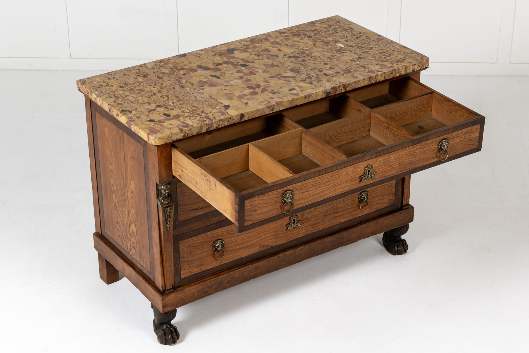 18th Century French Ash Commode