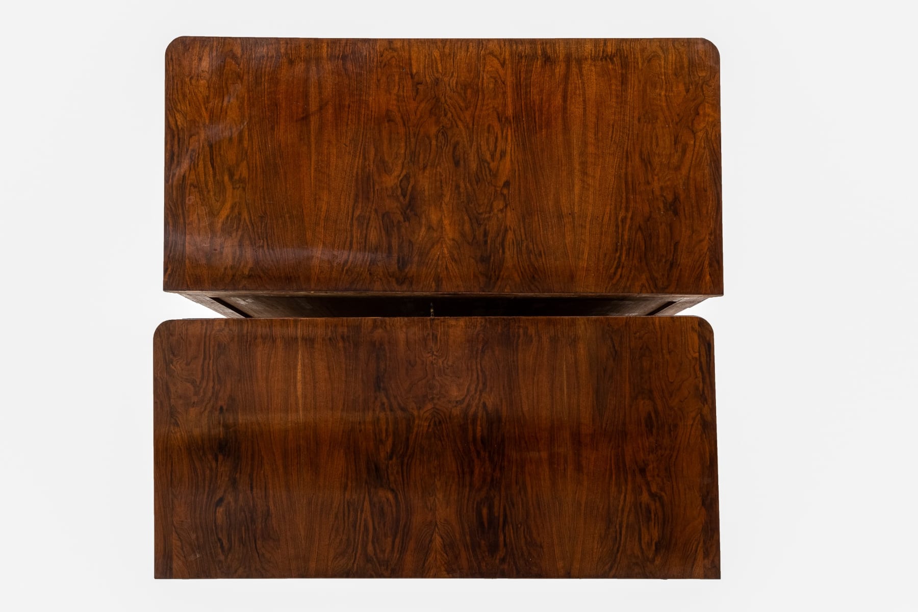 Pair of 19th Century Italian Walnut Commodes