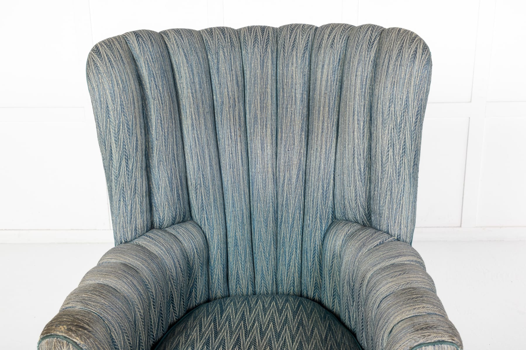 18th Century English Mahogany Barrel Back Armchair