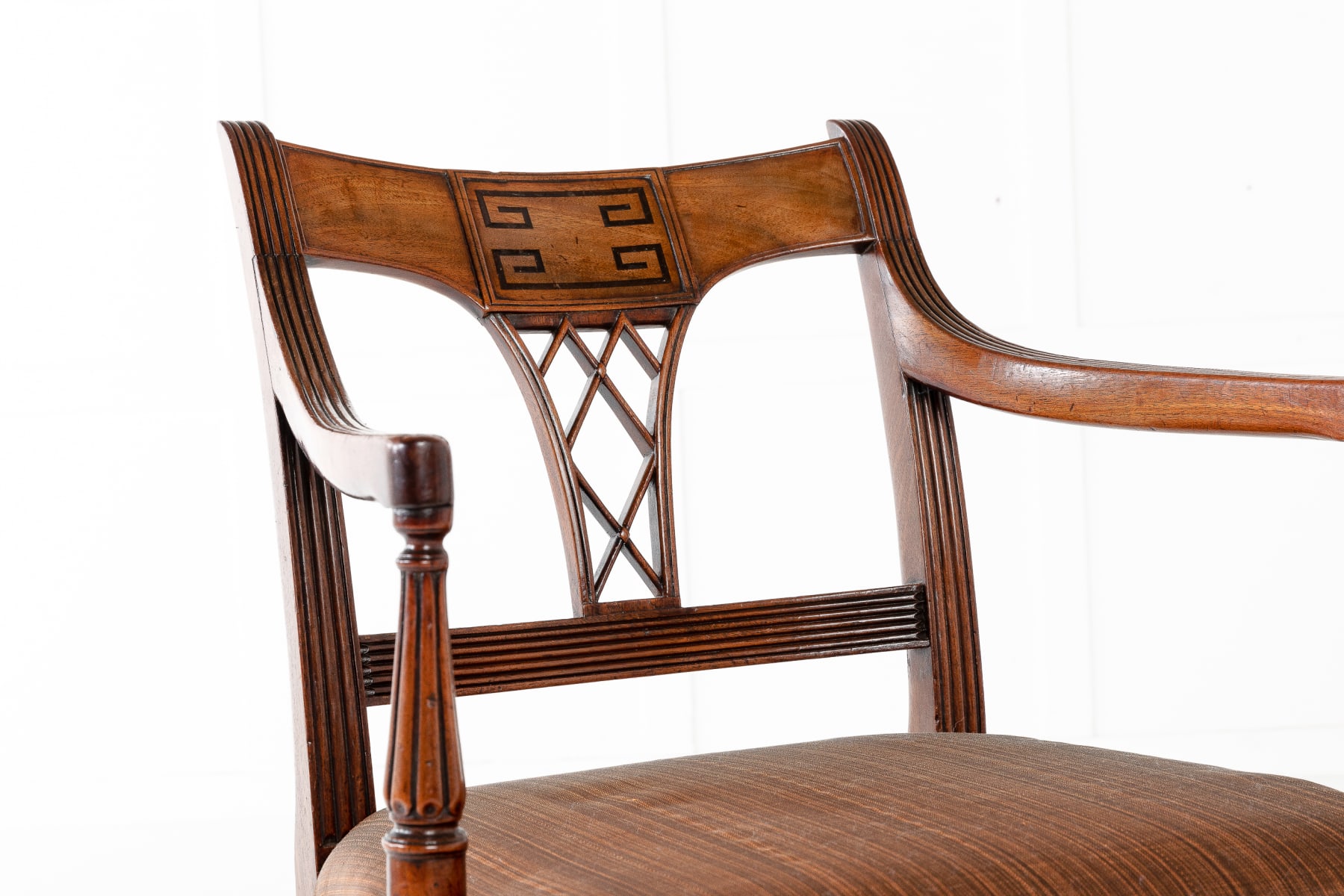 Set of Eight 19th Century Regency Mahogany Dining Chairs
