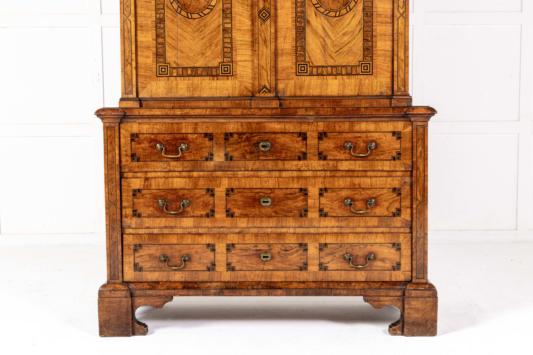 Late 18th Century German Walnut and Marquetry Cabinet