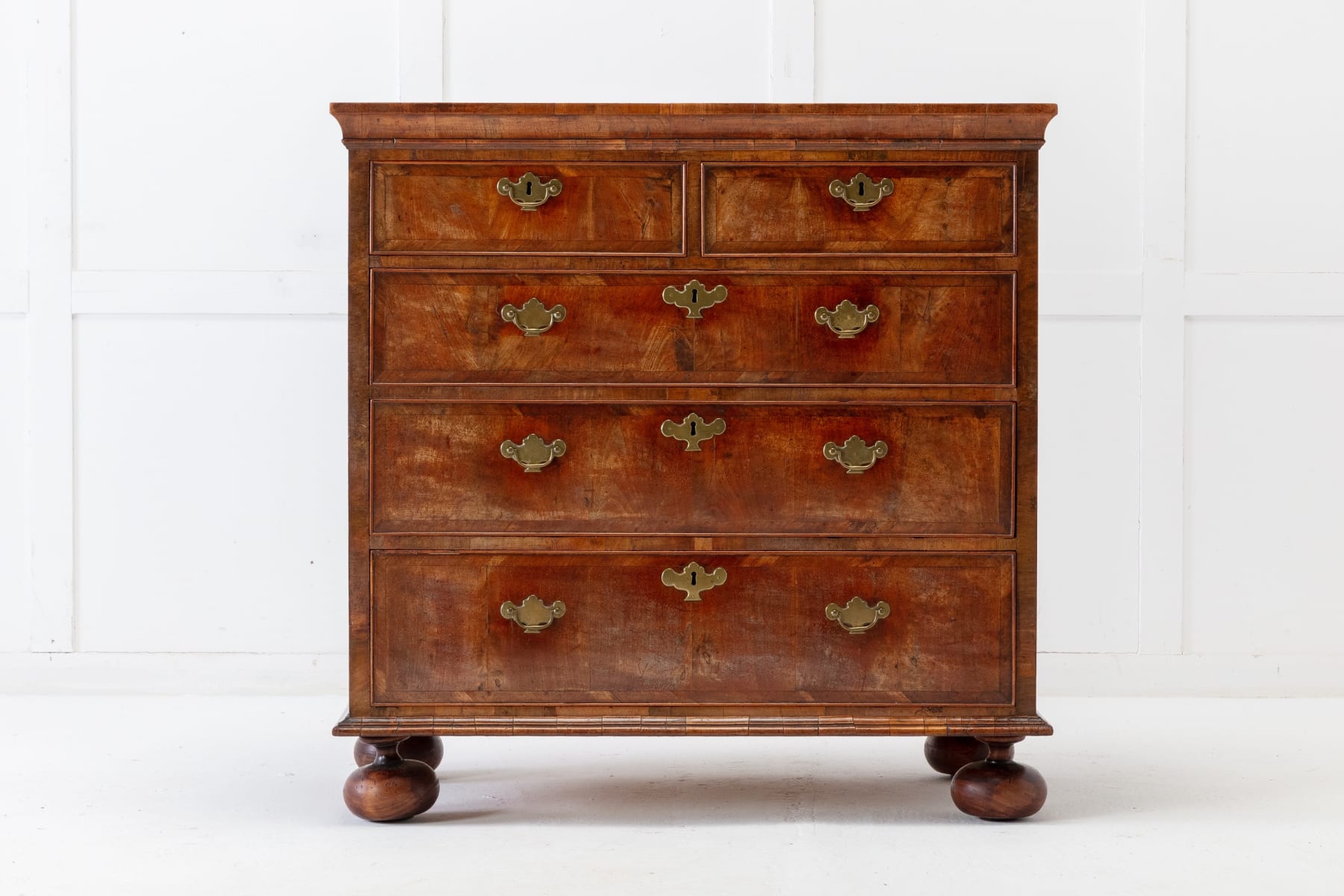 SOLD, 18th Century Queen Anne Walnut Chest of Drawers