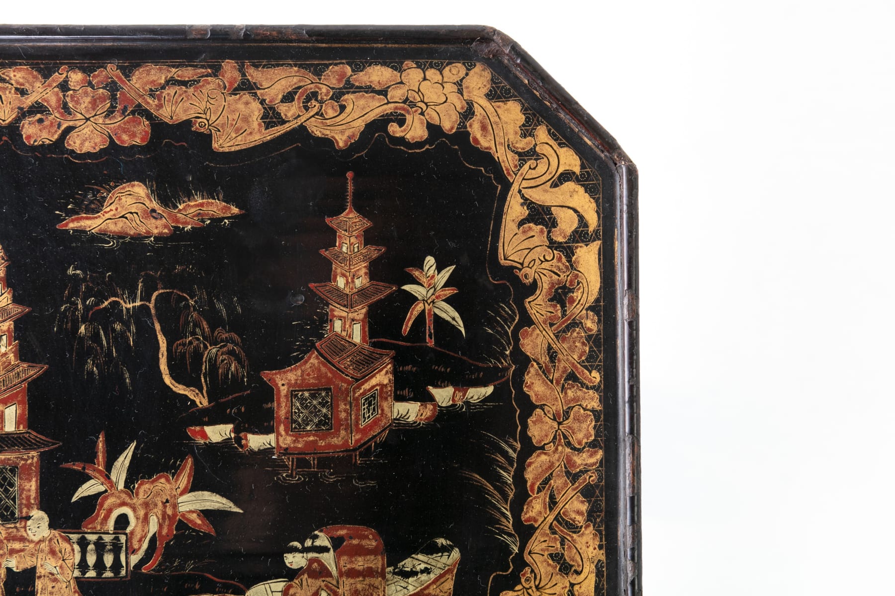 Small Chinese Export Lacquer Table