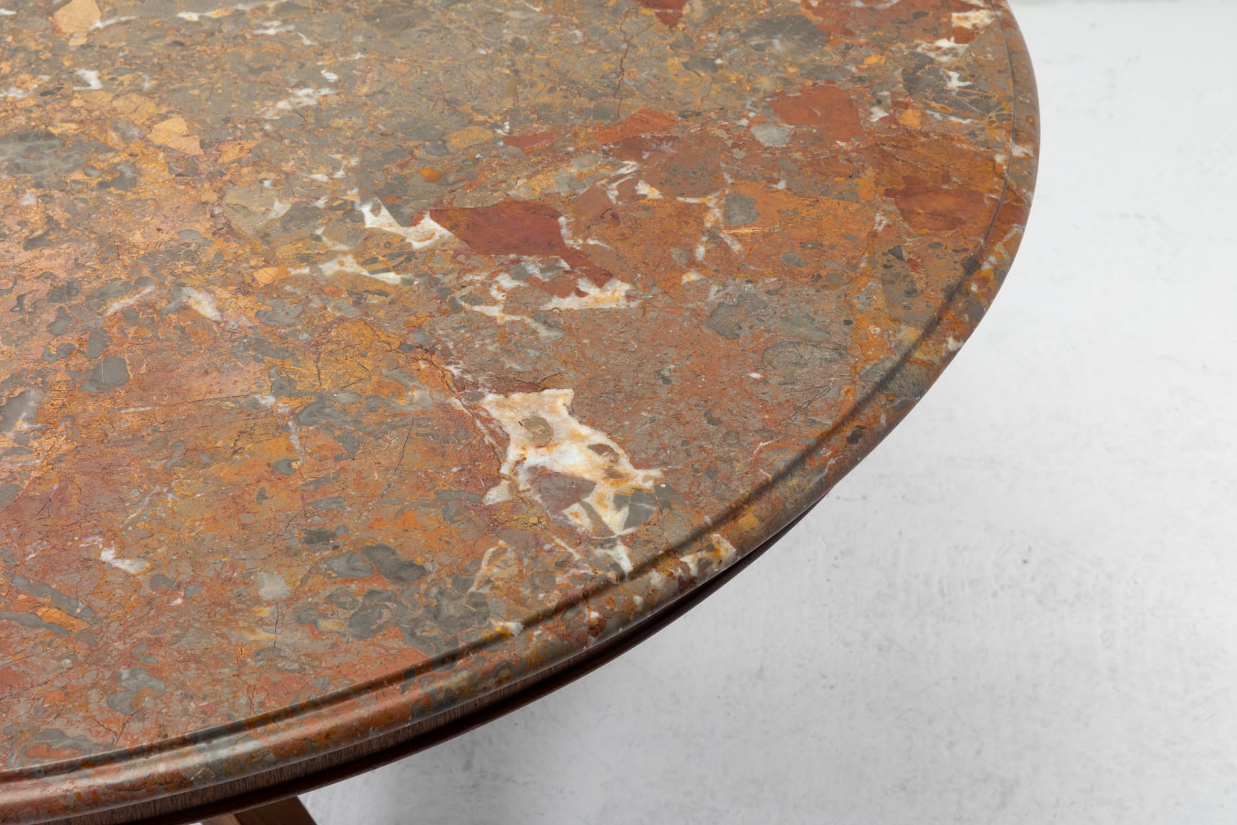 SOLD, Large 1960s French Centre Table with Marble Top