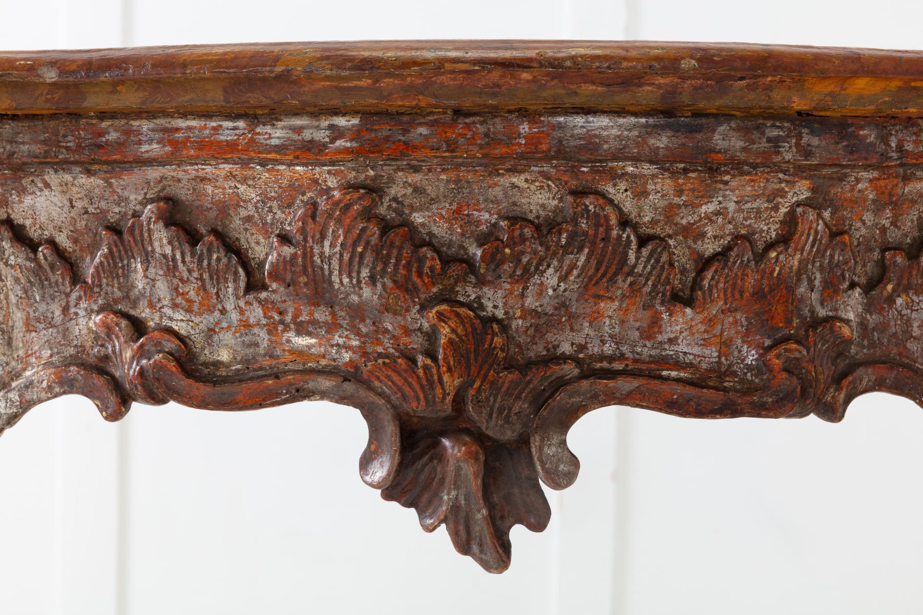 SOLD, 18th Century Italian Silver Gilt Console Table