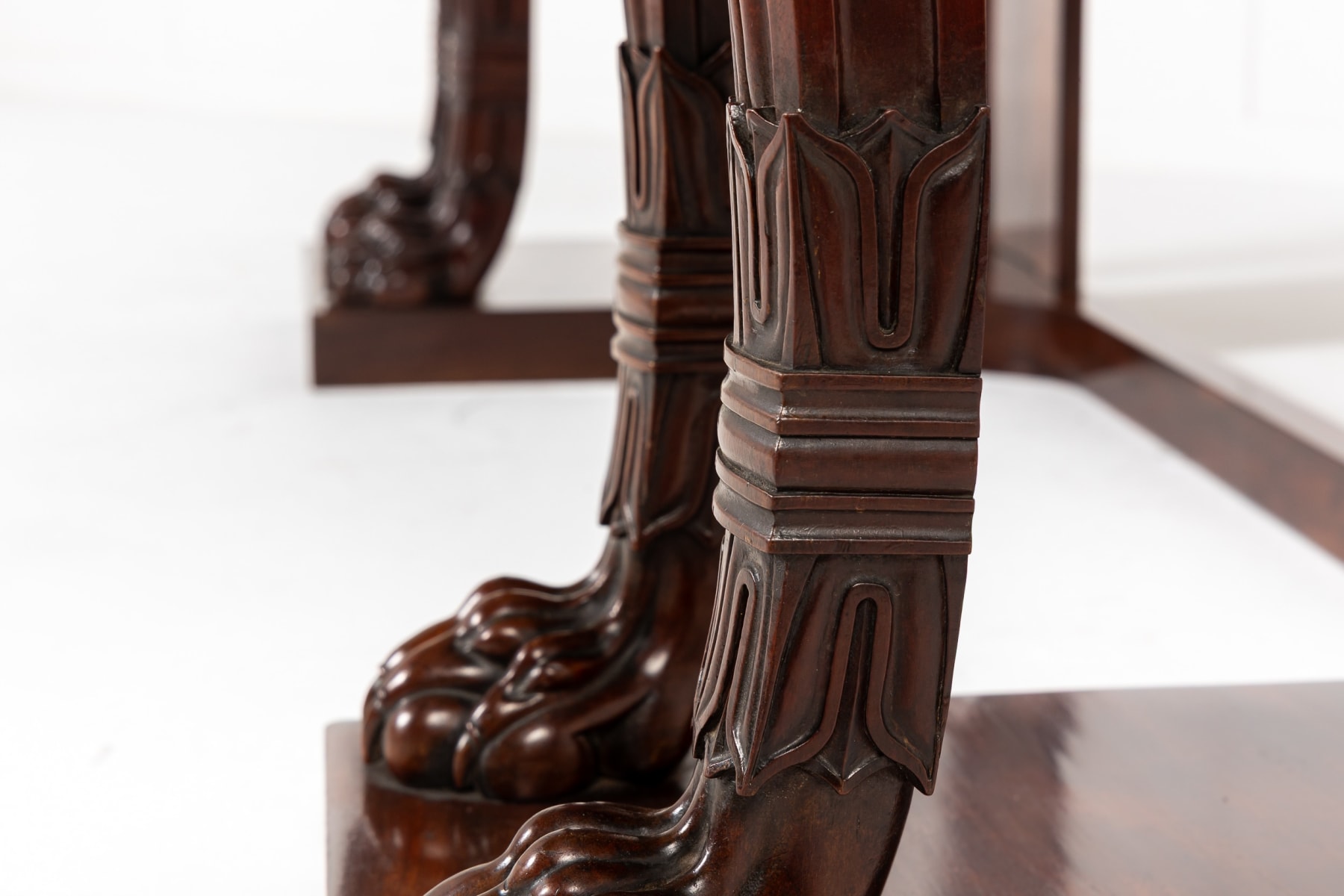 19th Century English Regency Mahogany Serving Table