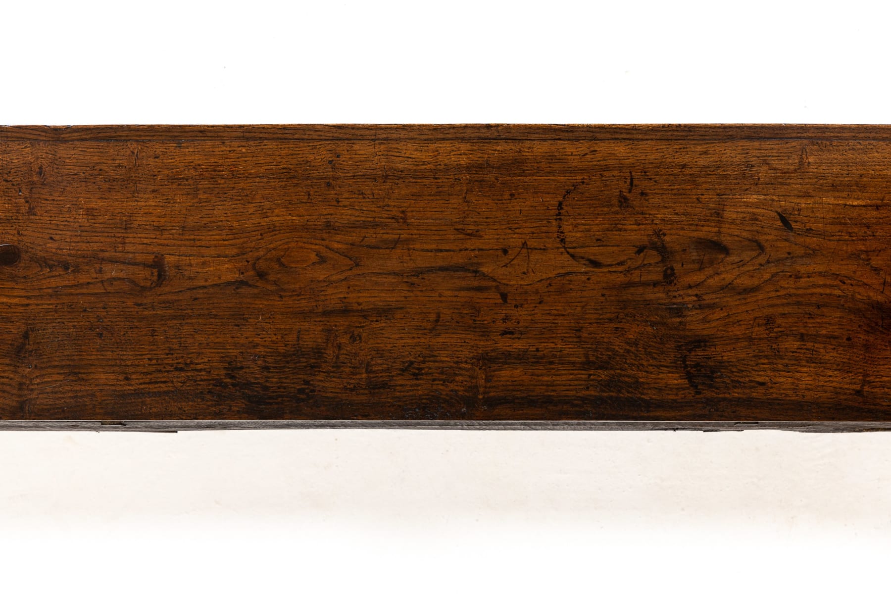18th Century English George III Oak Dresser Base/Server