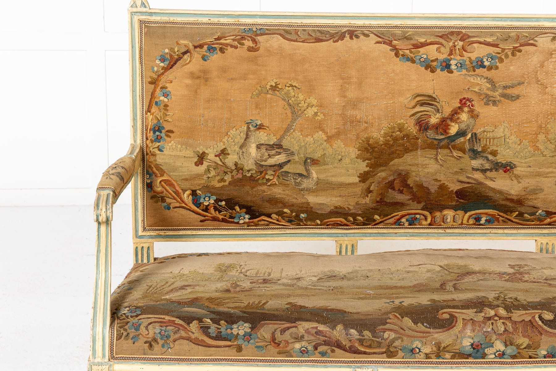18th Century French Painted Settee