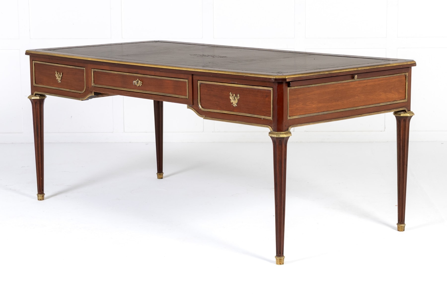 Large Mid Century French Bureau Plat