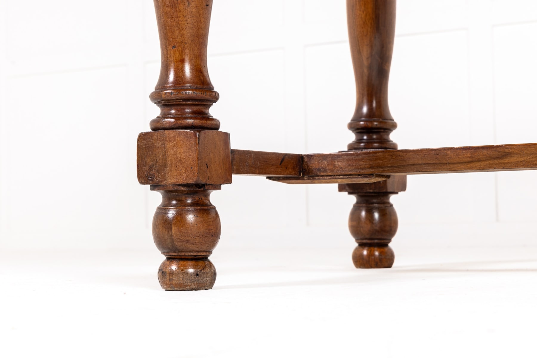 19th Century French Walnut Drapers/Serving Table