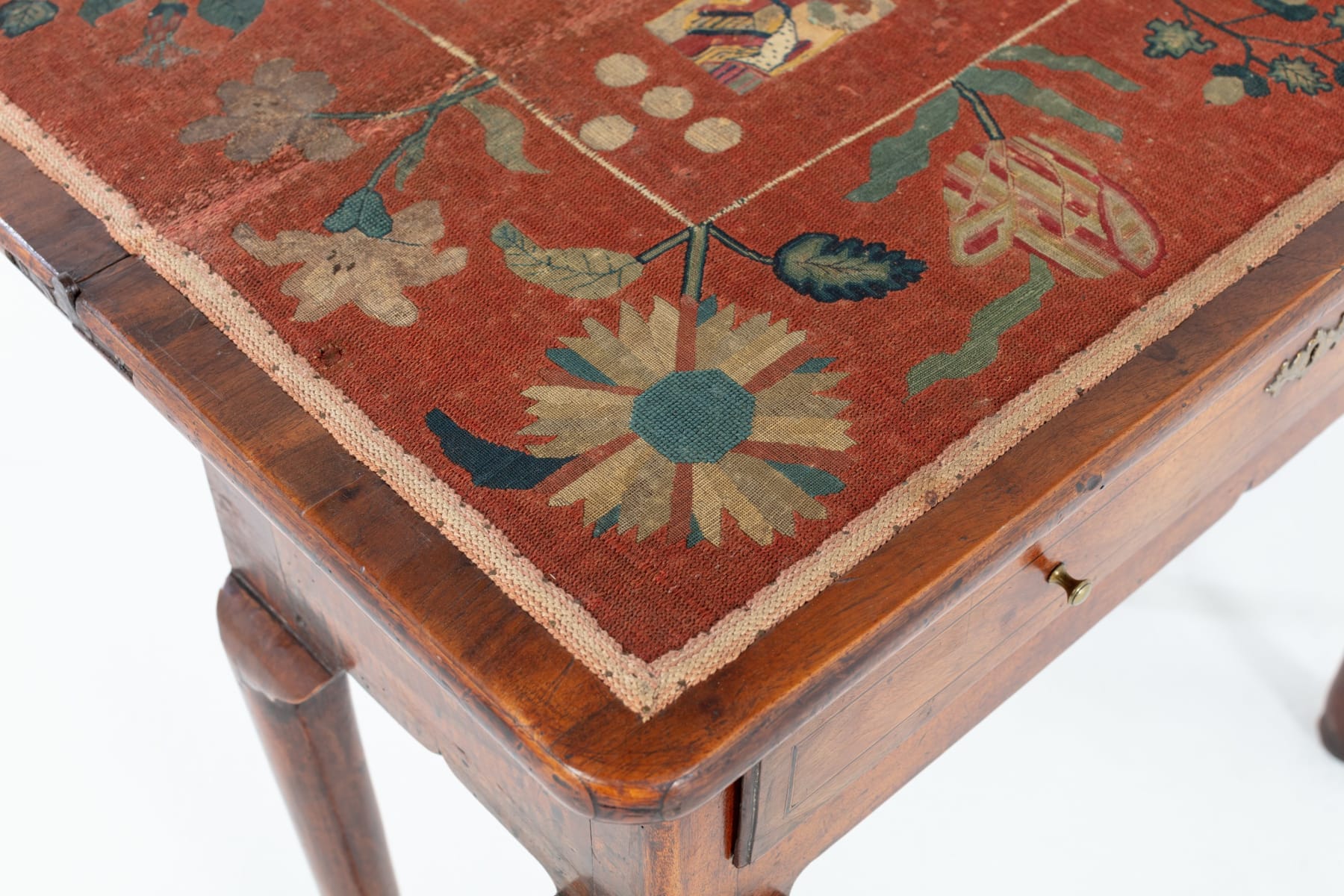 SOLD, George I Walnut Card Table