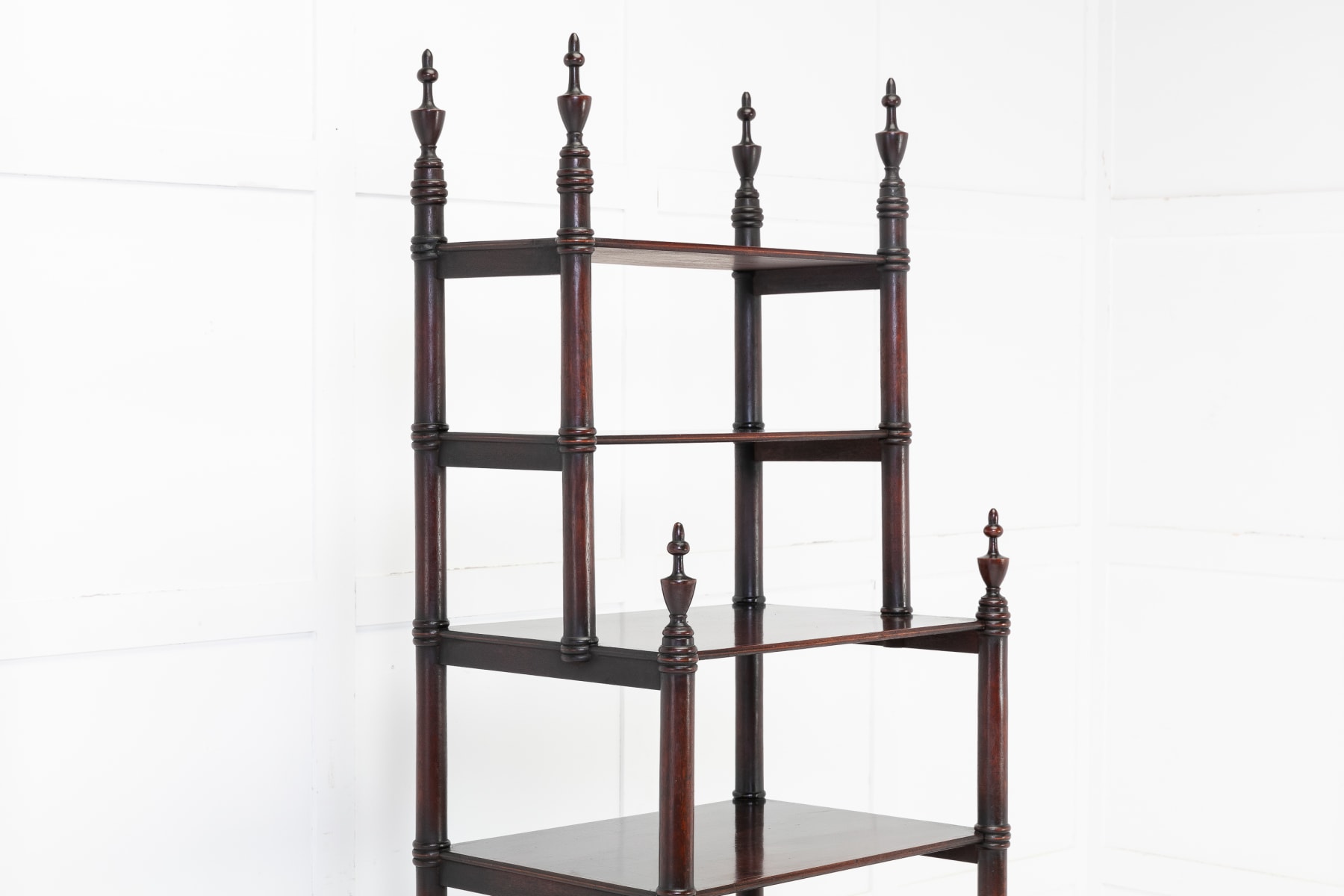 Large 19th Century Regency Mahogany Whatnot