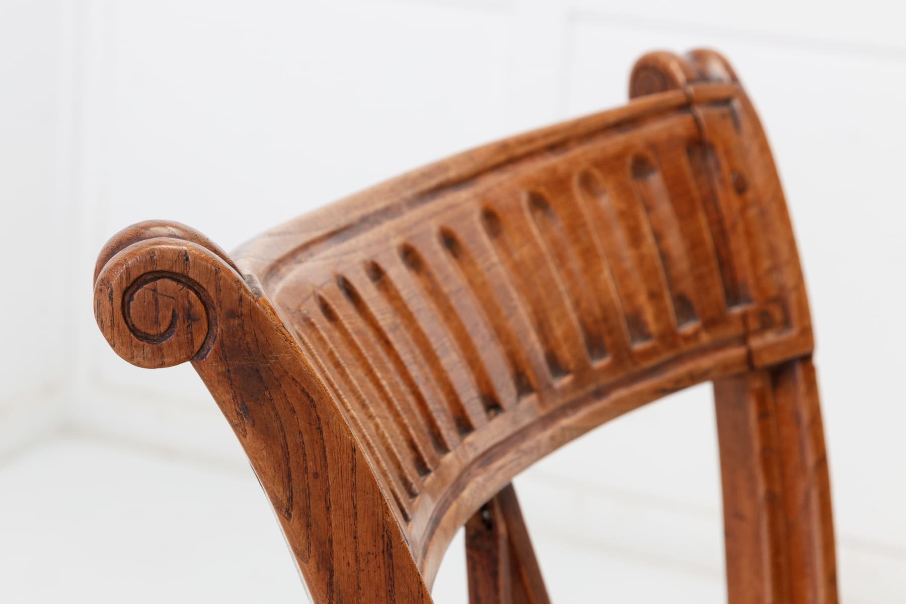 SOLD, Set of Six 18th Century French Elmwood Chairs