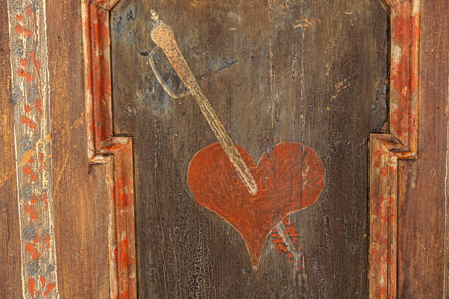 18th Century Austrian Painted Cabinet