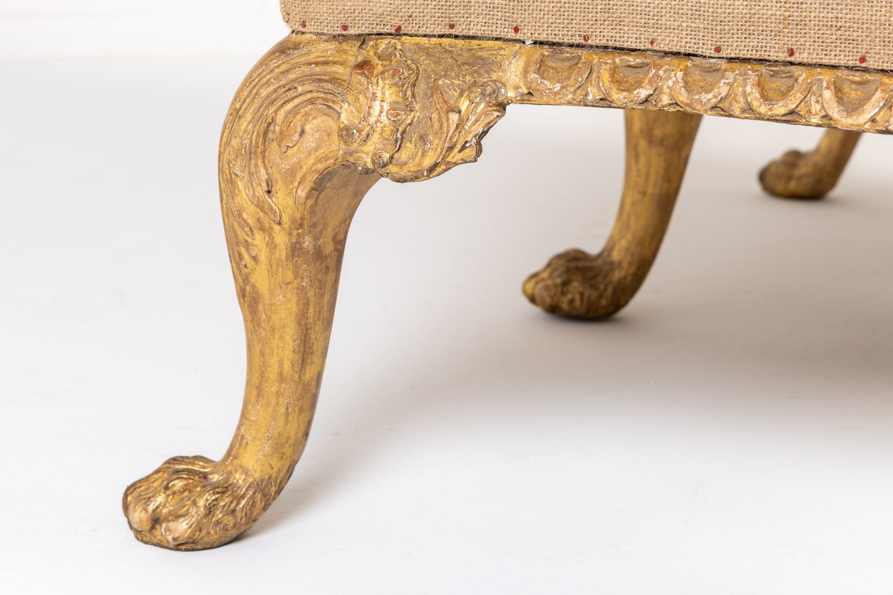 18th Century George II Period Giltwood Sofa (by Giles Grendy)