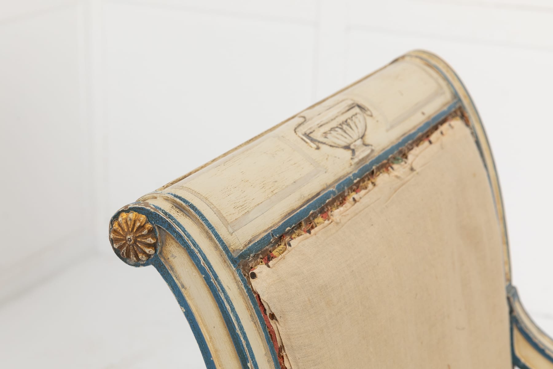 Pair of Small French Painted Chairs