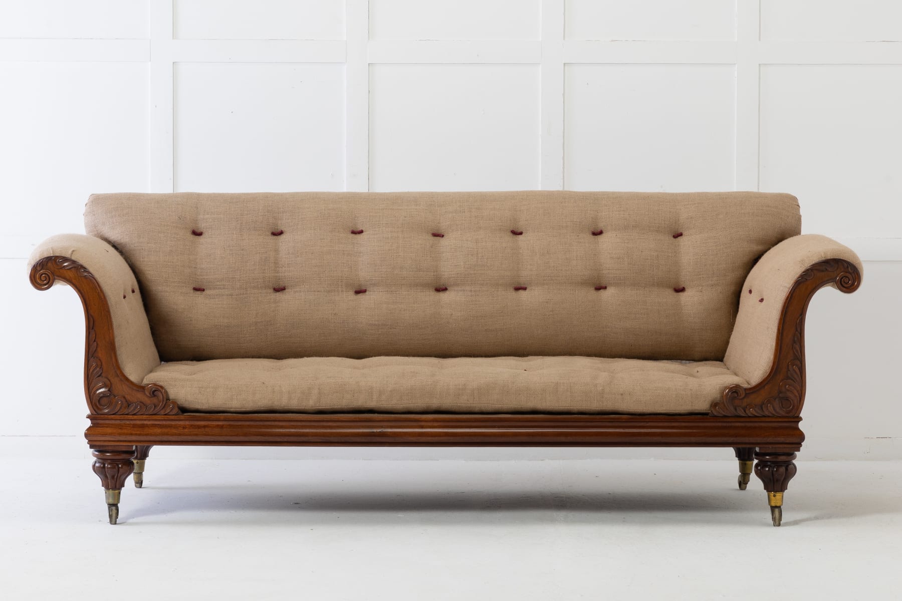 Large 19th Century Regency English Country House Sofa