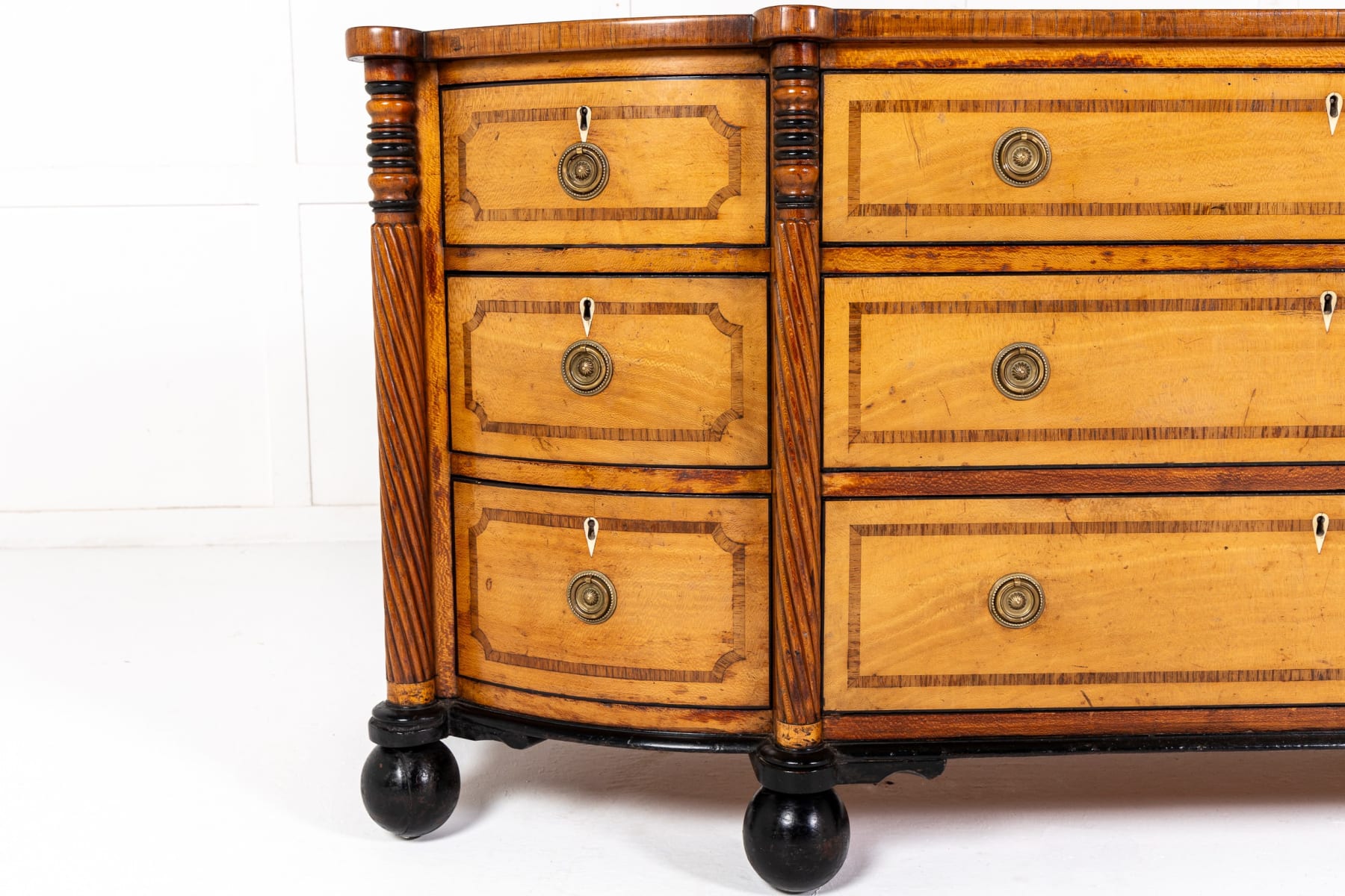 19th Century Lacewood Side Cabinet